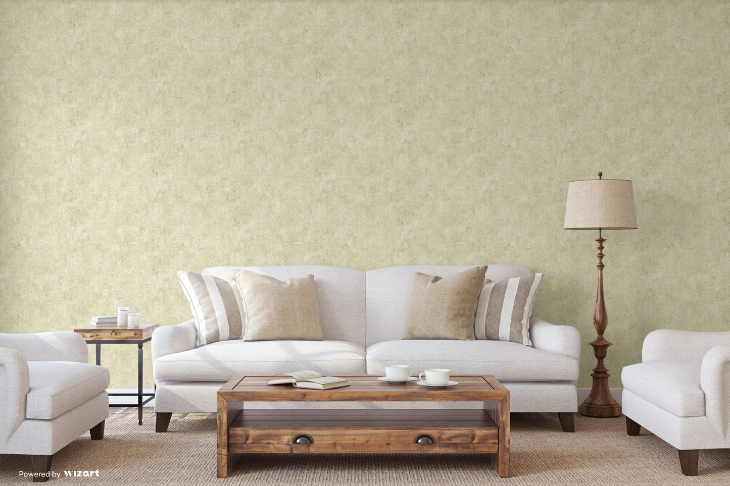 Tapeta strukturalna kremowa – elegancka, minimalistyczna tapeta winylowa