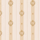 Beżowa tapeta winylowa w pasy – tapeta ścienna w wzory ornament
