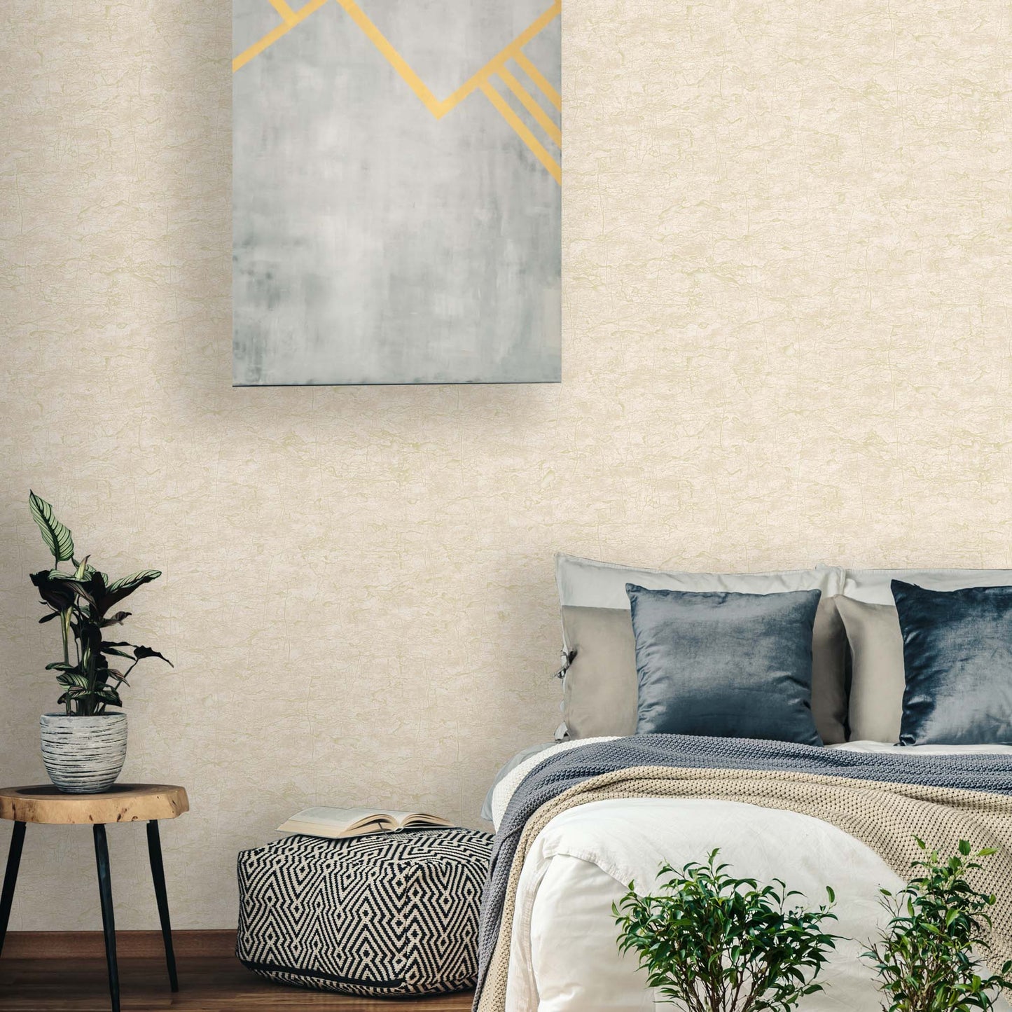 Tapeta strukturalna kremowa – subtelna i elegancka tapeta winylowa