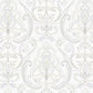 Tapeta klasyczna ornamentalna symetryczna – elegancki wzór dekoracyjny ścienny