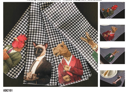 Dekoracyjne podkładki na stół – zestaw 4 sztuk | Stylowe podkładki do domu i ogrodu